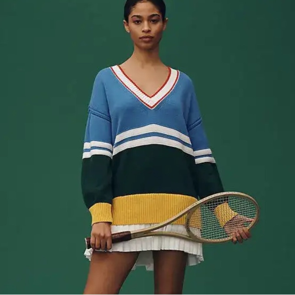 Long Sleeve Mini Dress. 
DAILY PRACTICE 
BY Anthropologie 
 - Multicolor
NWOT - Picture 3 of 7